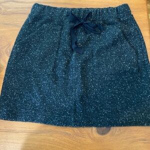LOFT Black Skirt with pockets